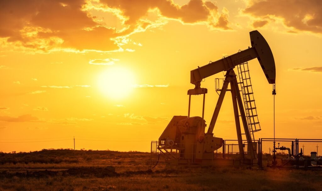 oil pump oil rig energy industrial machine petroleum sunset